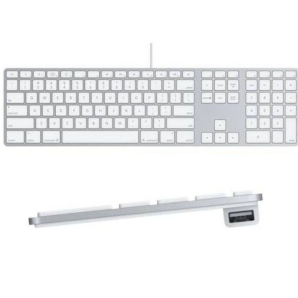 Apple A1243 Magic Wired Aluminum Number Pad Keyboard w/ USB Port MB110LL…